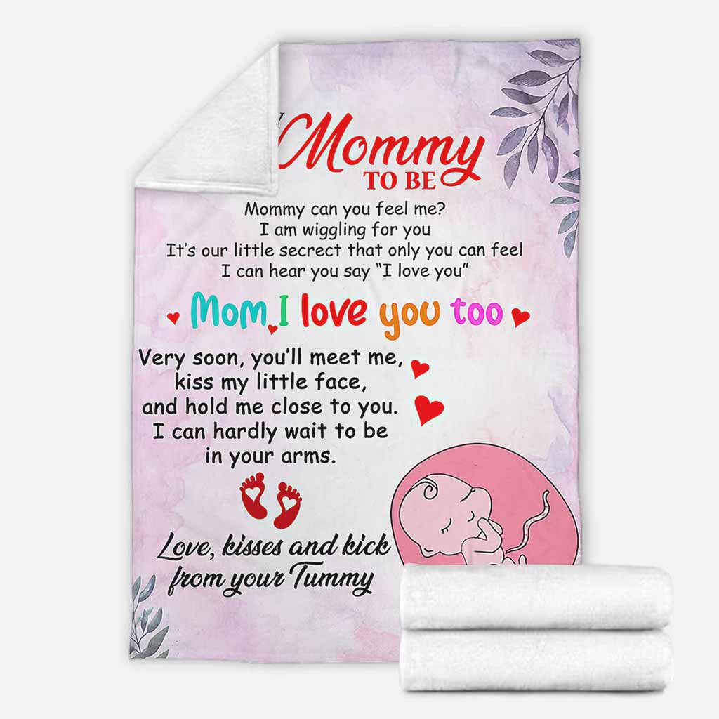 Family To My Mommy I Love You Flannel Blanket For Cozy Home Lounging And Gifting