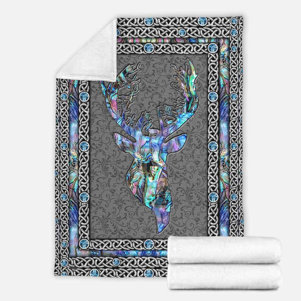 Hunting Deer Love Flannel Blanket For Cozy Home Lounging And Gifting
