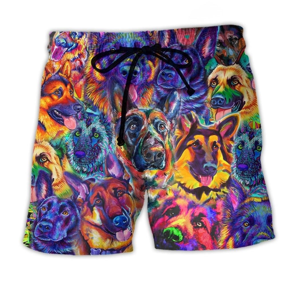 German Shepherd My Boy Dog - Beach Short
