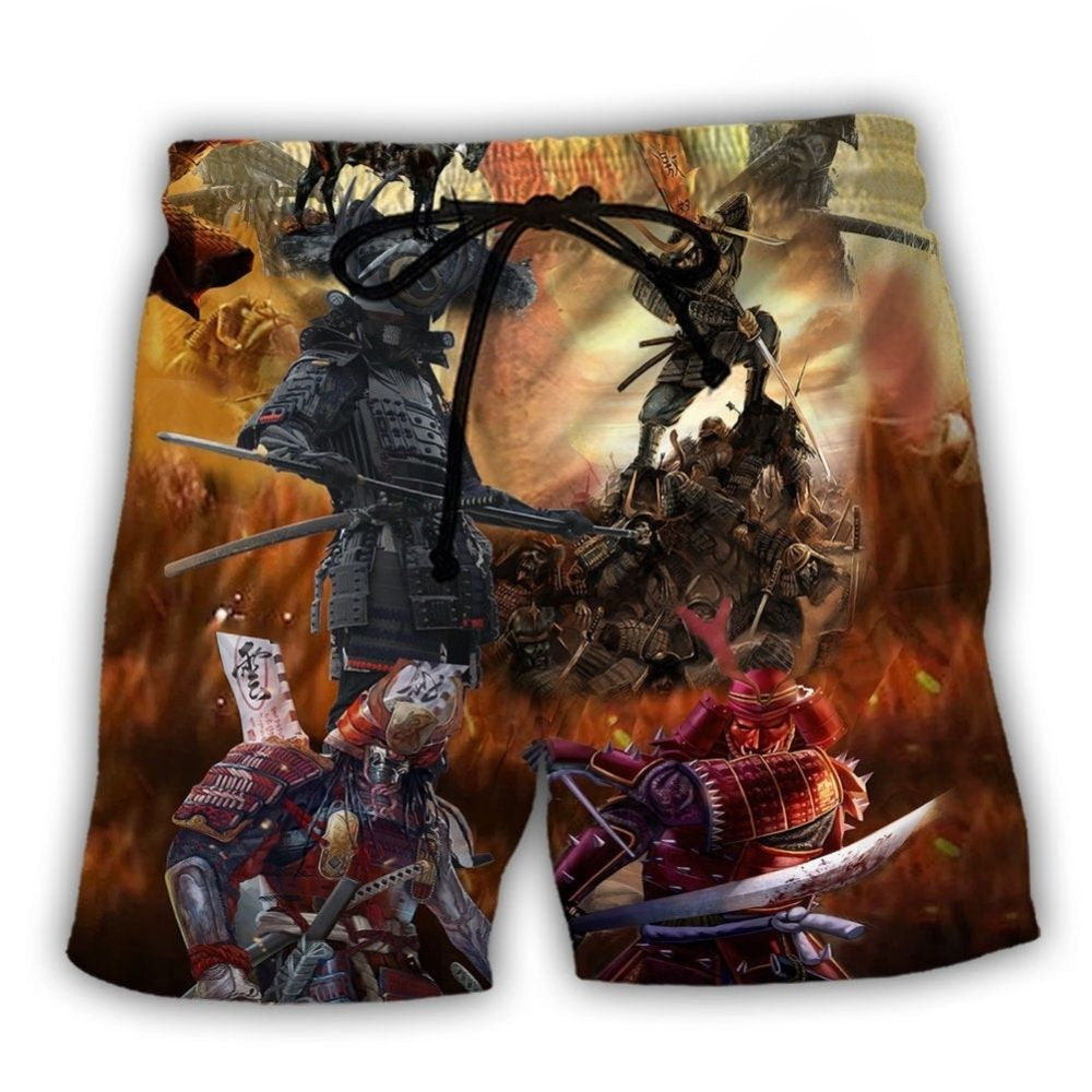 Samurai Honor Duty Warrior - Beach Short