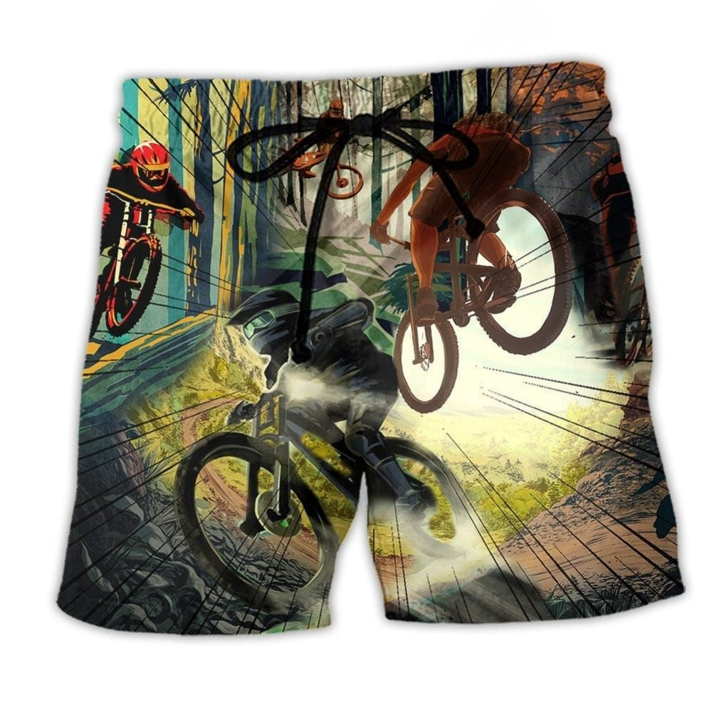 Mountain Bike Man Sunshine Ride – Beach Short
