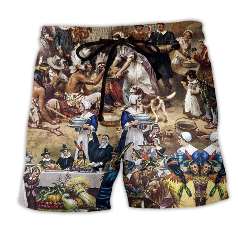 First Thanksgiving Theme – Beach Short