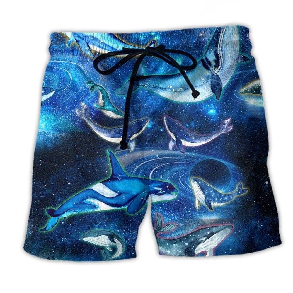 Fantasy Space Whale Dream – Beach Short