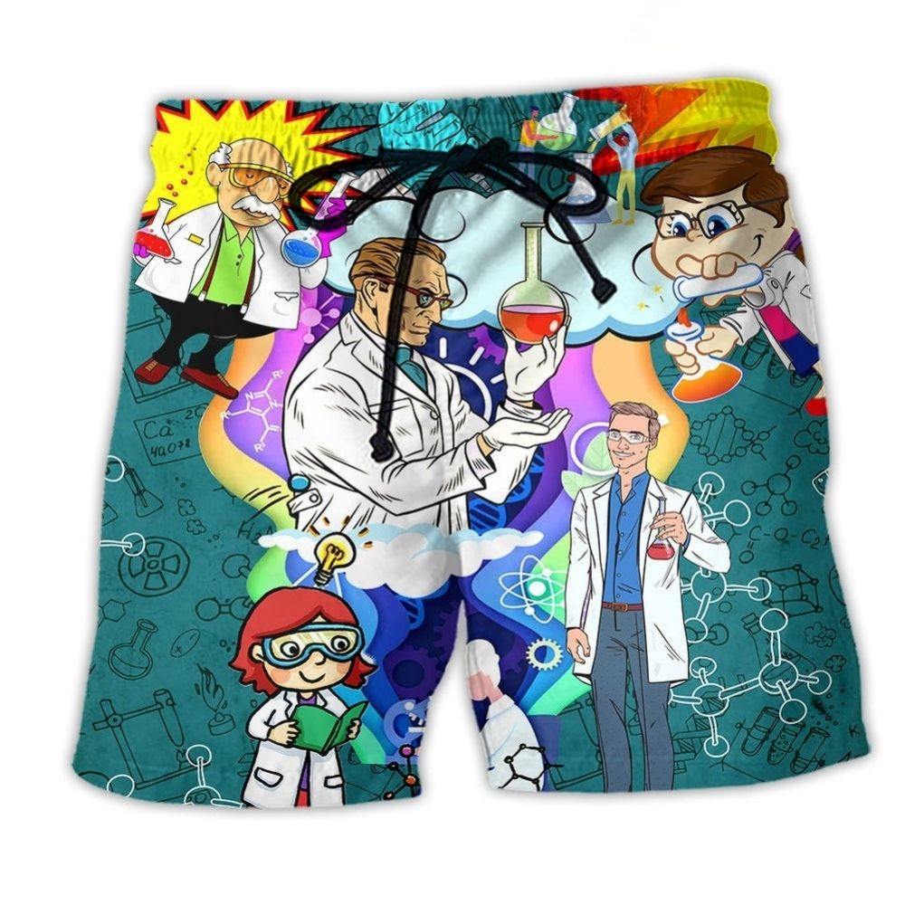 Chemistry Is My Passion Art – Beach Short
