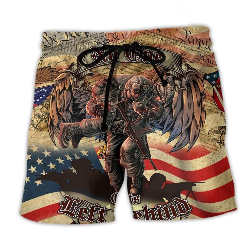 Veteran America No One Left Behind - Beach Short