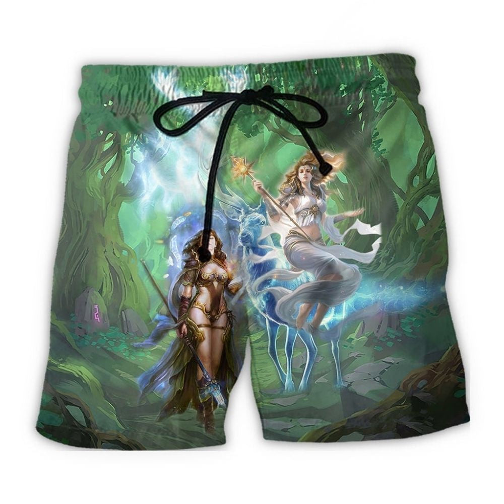 I Believe In Magic Fantasy Quote – Beach Short