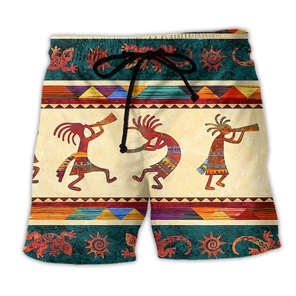 Native Peace Love Vintage Style – Beach Short