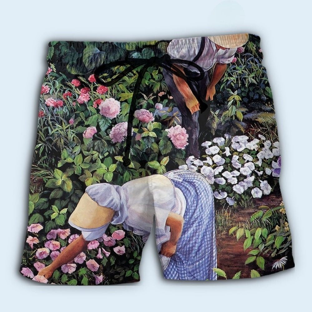 Gardening Floral Nature Lover - Beach Short