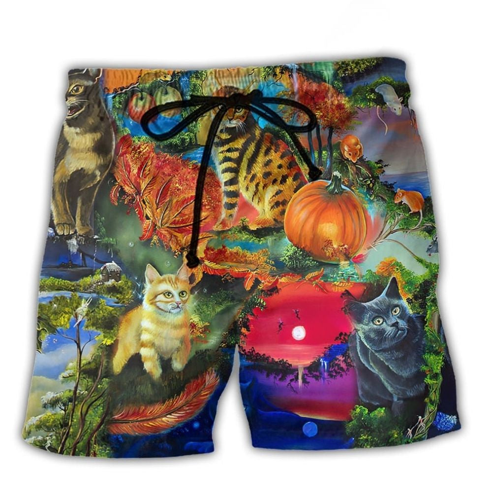 Cat Secret World Fantasy – Beach Short