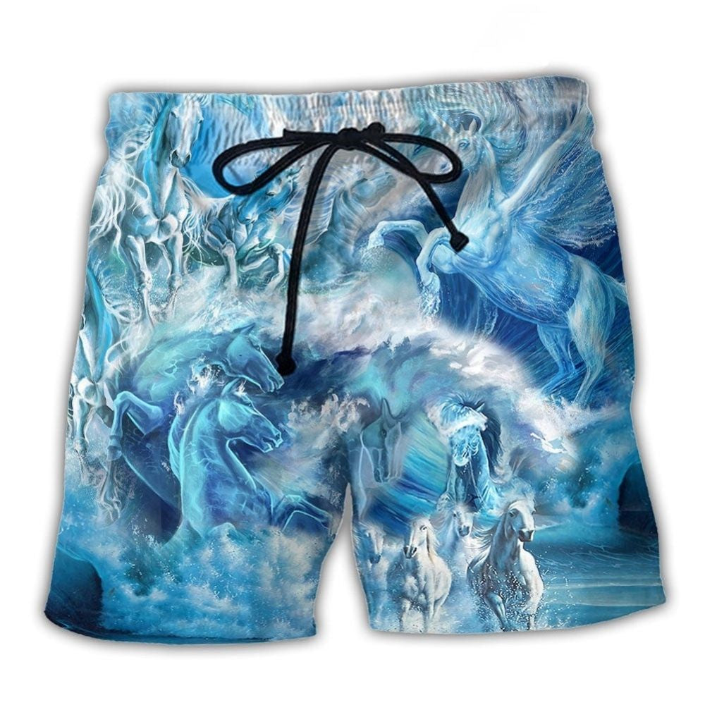 Horse Freedom Ocean Run – Beach Short