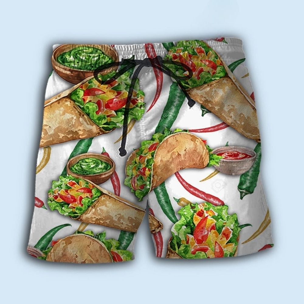 Burrito Lover Fun Comfort Food – Beach Short