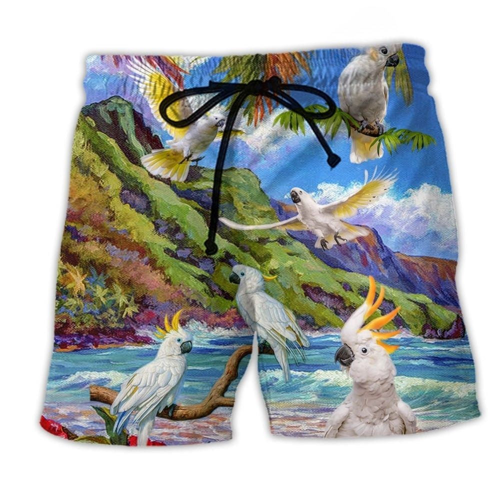 Cockatoo Ocean Landscape – Beach Short