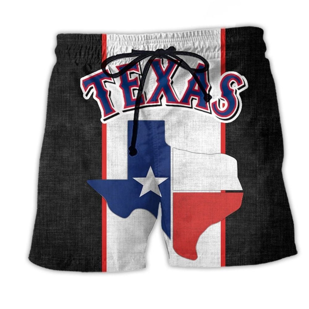 Texas Peace Life Lone Star Art – Beach Short