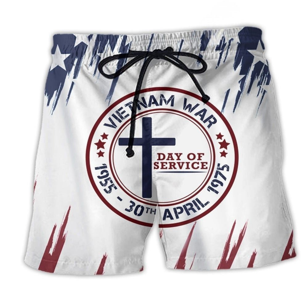 Vietnam Veteran Honor Tribute Style – Beach Short