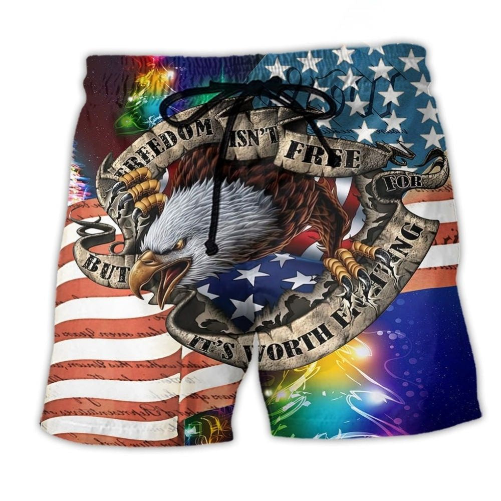 Freedom Eagle Christmas – Beach Short