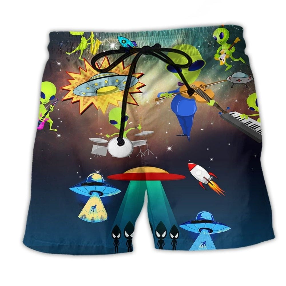Alien Music Cool Style – Beach Short