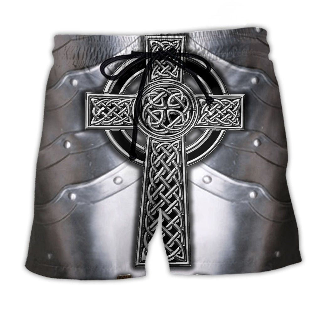 Celtic Metal Armor – Beach Short