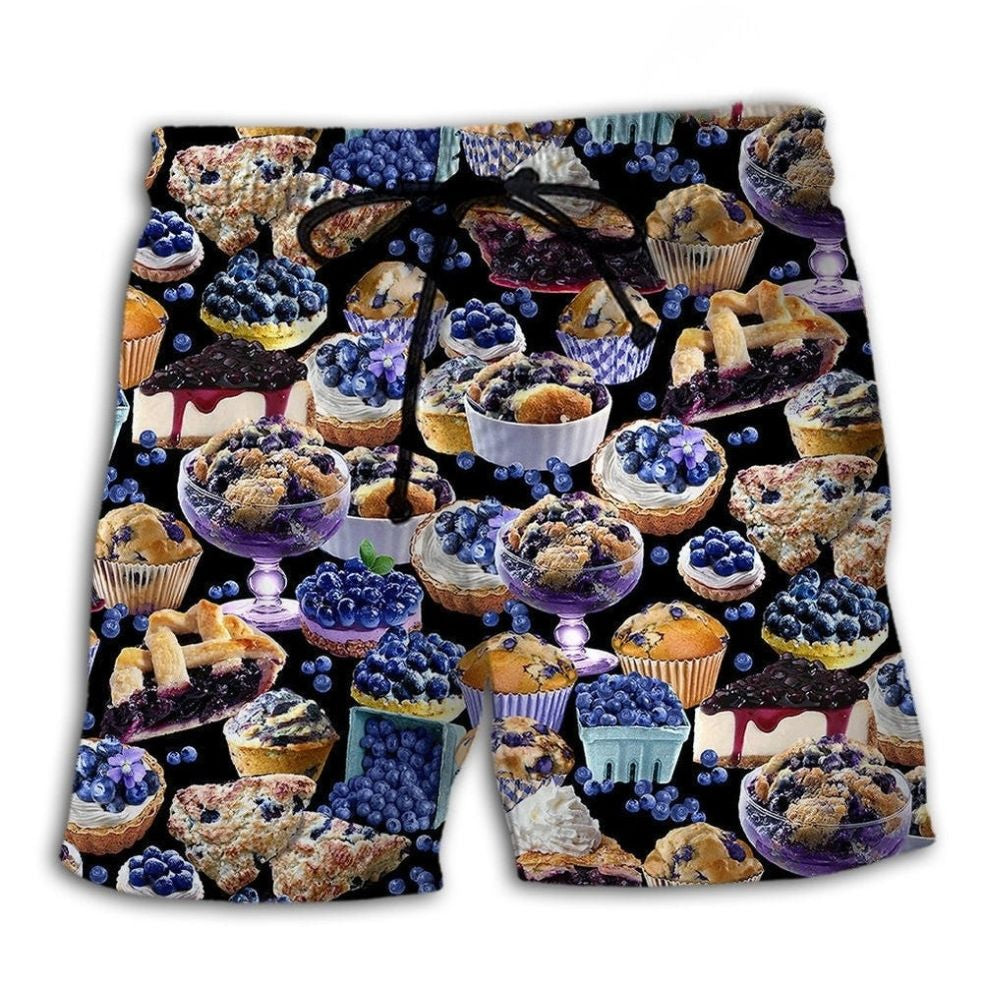 Blueberry Cupcake Baking Lover – Beach Short