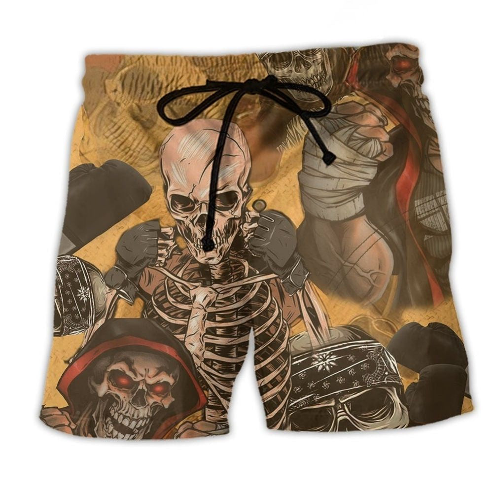 Vintage Cool Skull Classic Art – Beach Short