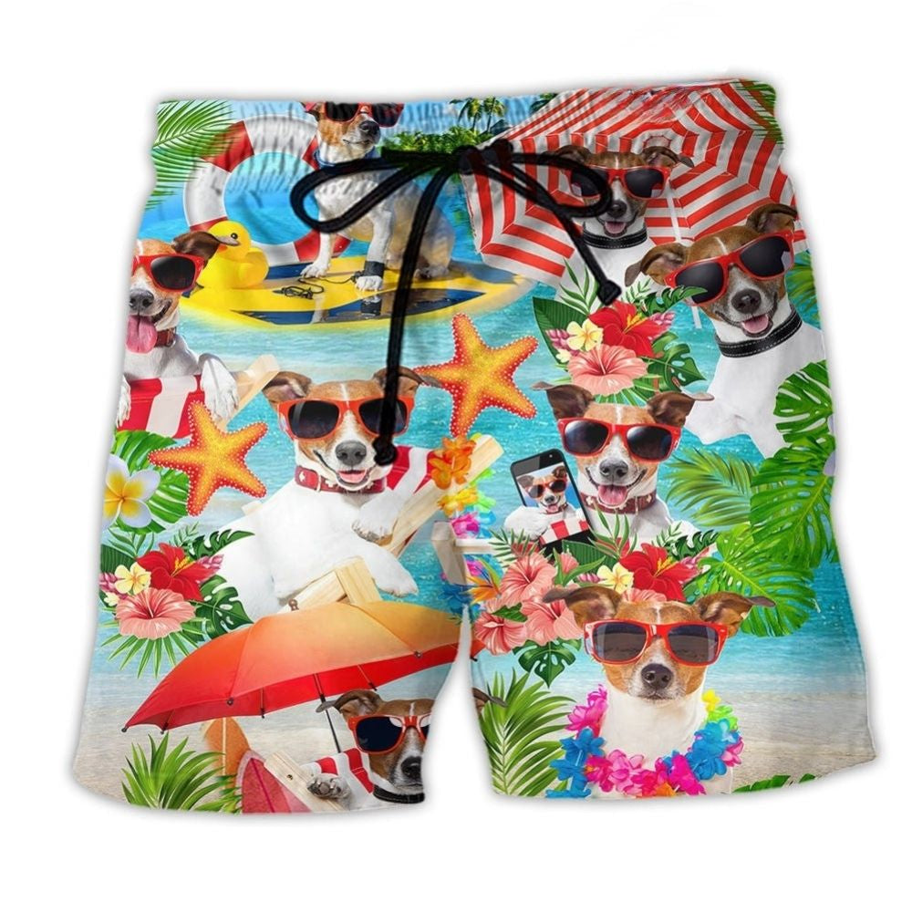 Rat Terrier Beach Life Dog – Beach Short