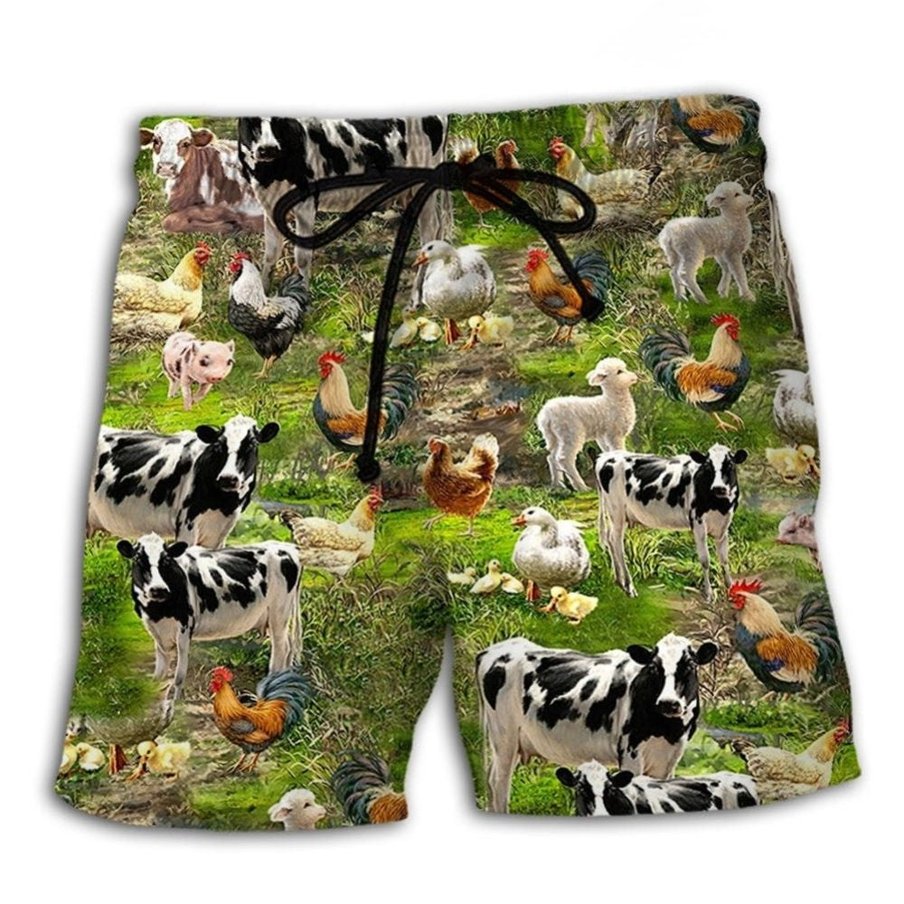 Farm To Table Fresh Farm Life – Beach Short