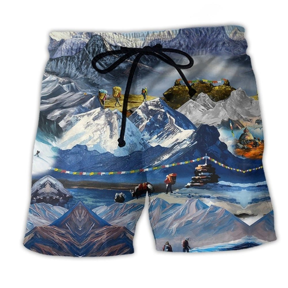 Mountain Adventure Inspirational – Beach Short