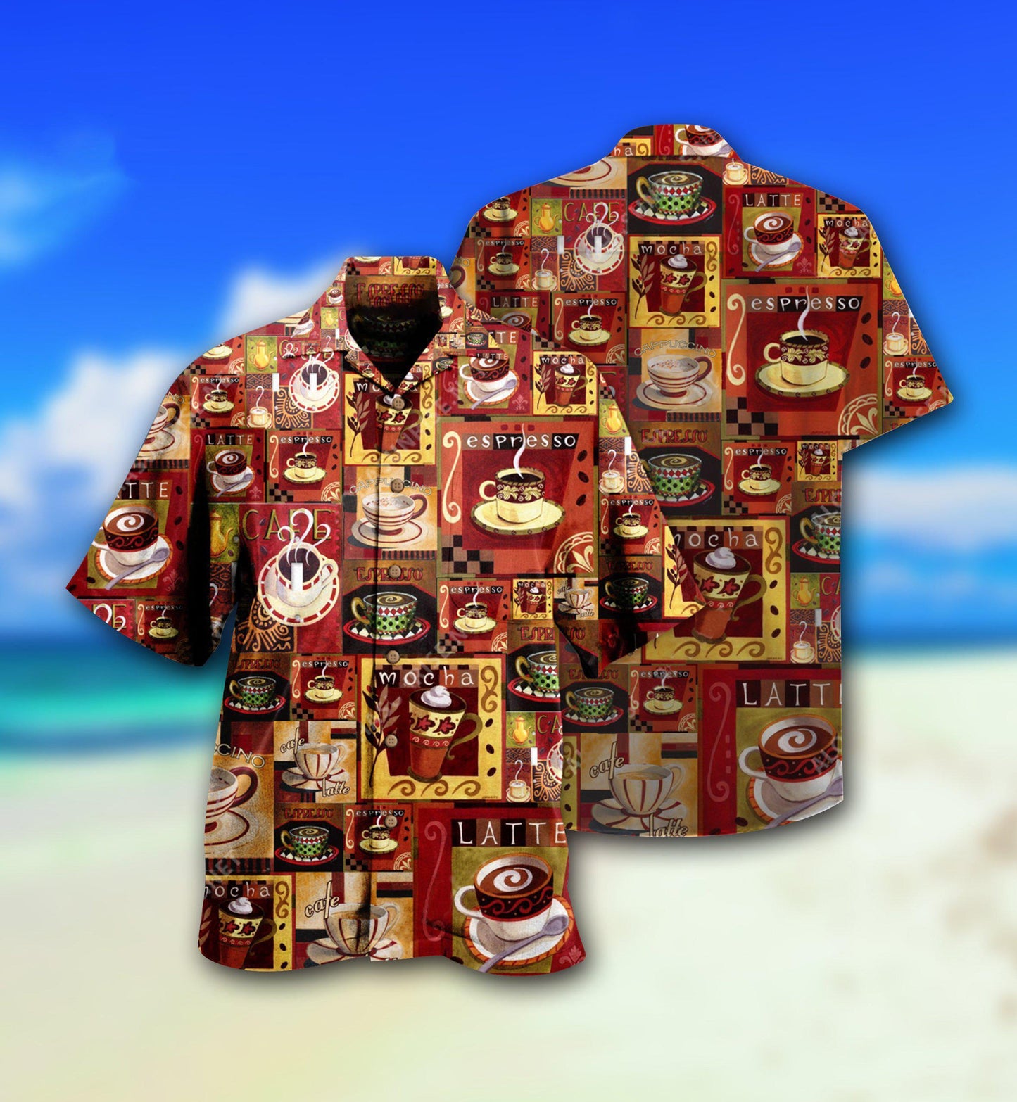Coffee Latte Love It Edition – Hawaiian Shirt
