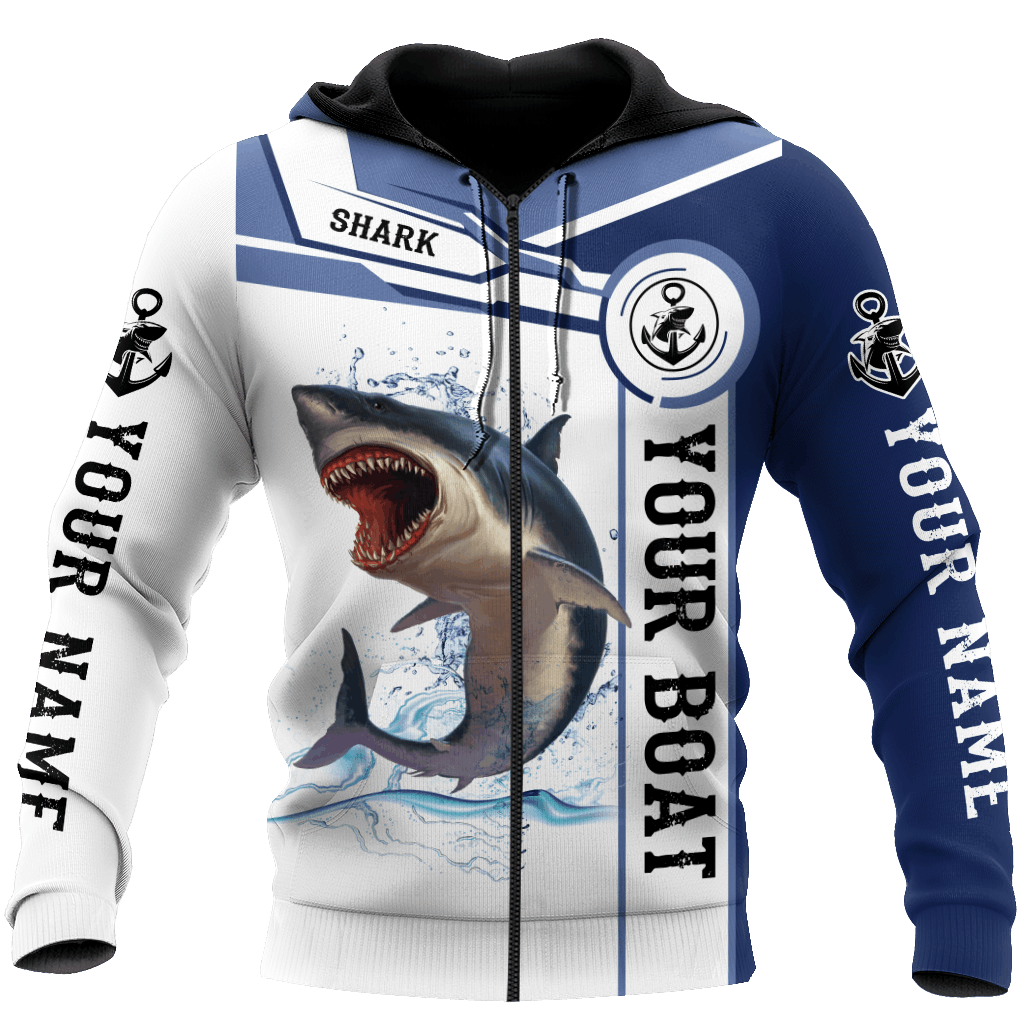 Shark Catch And Release Fishing Graphic – 3D Hoodie