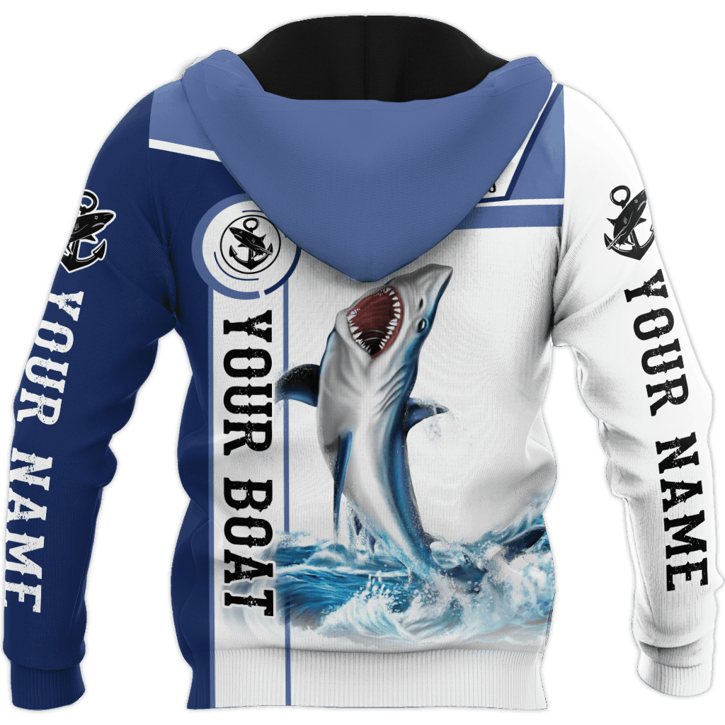 Shortfin Mako Catch And Release Fishing Graphic – 3D Hoodie