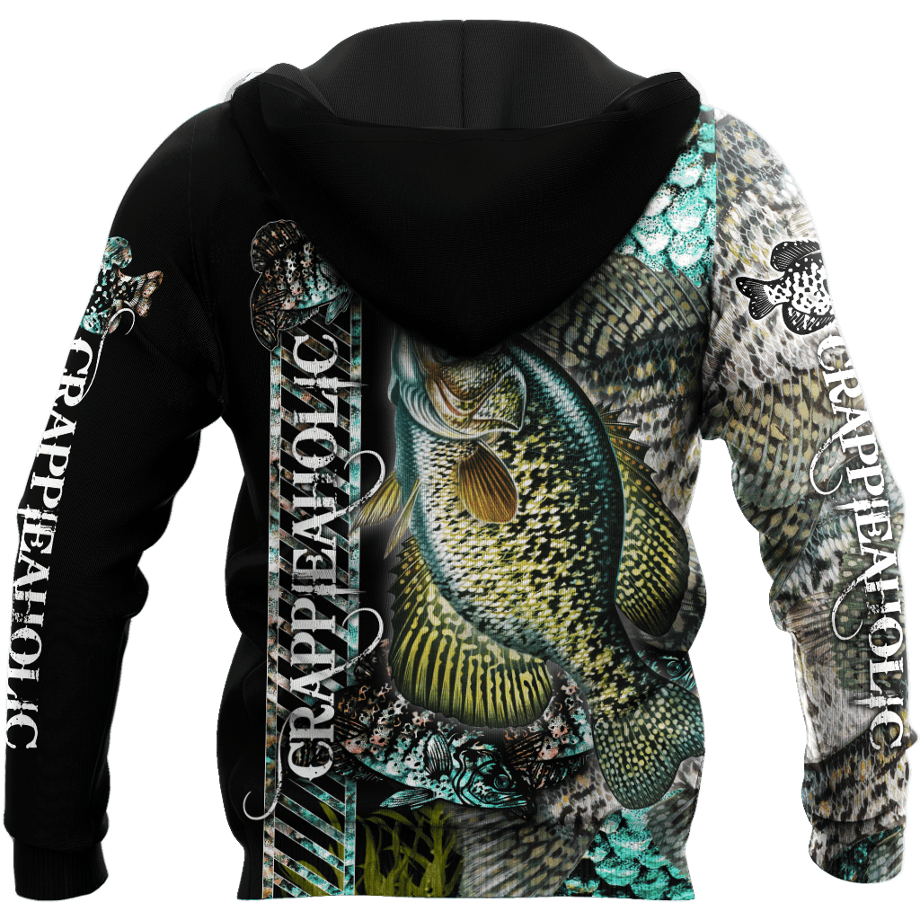 Collection Fishaholic Crappie Fishing Camo – 3D Hoodie