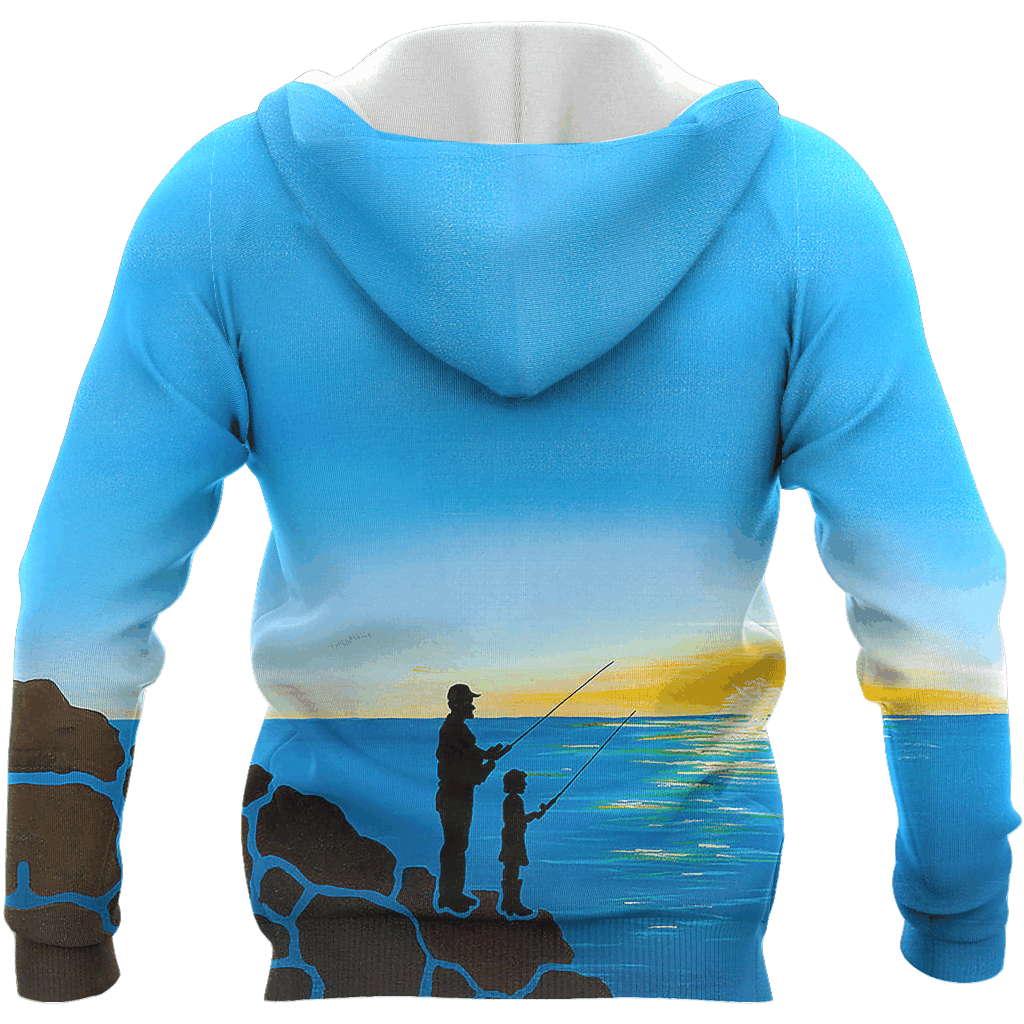 My Best Fishing Buddies Call Me Papa Graphic – 3D Hoodie