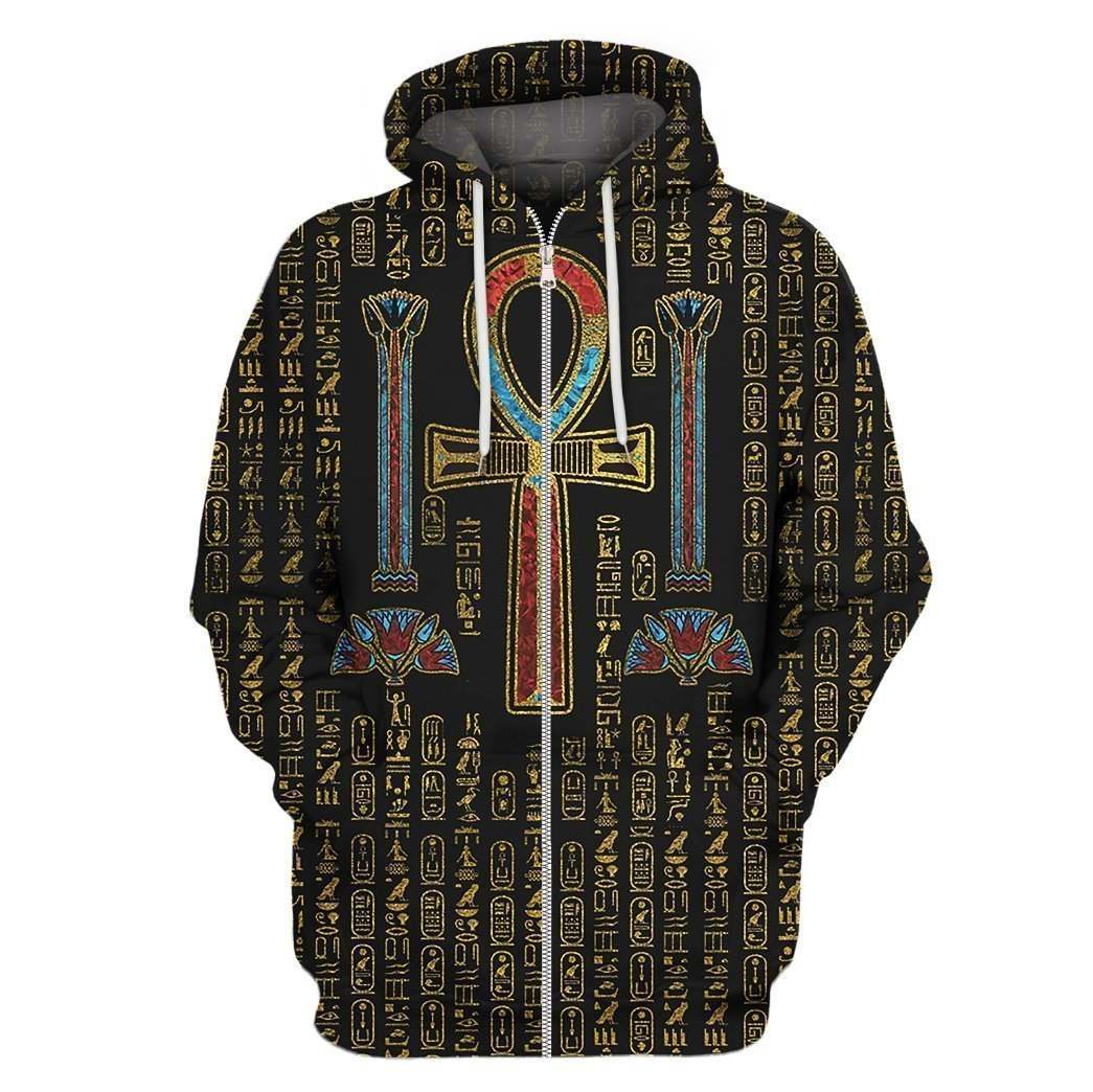 Collection Egyptian Ankh Cross Art – 3D Hoodie