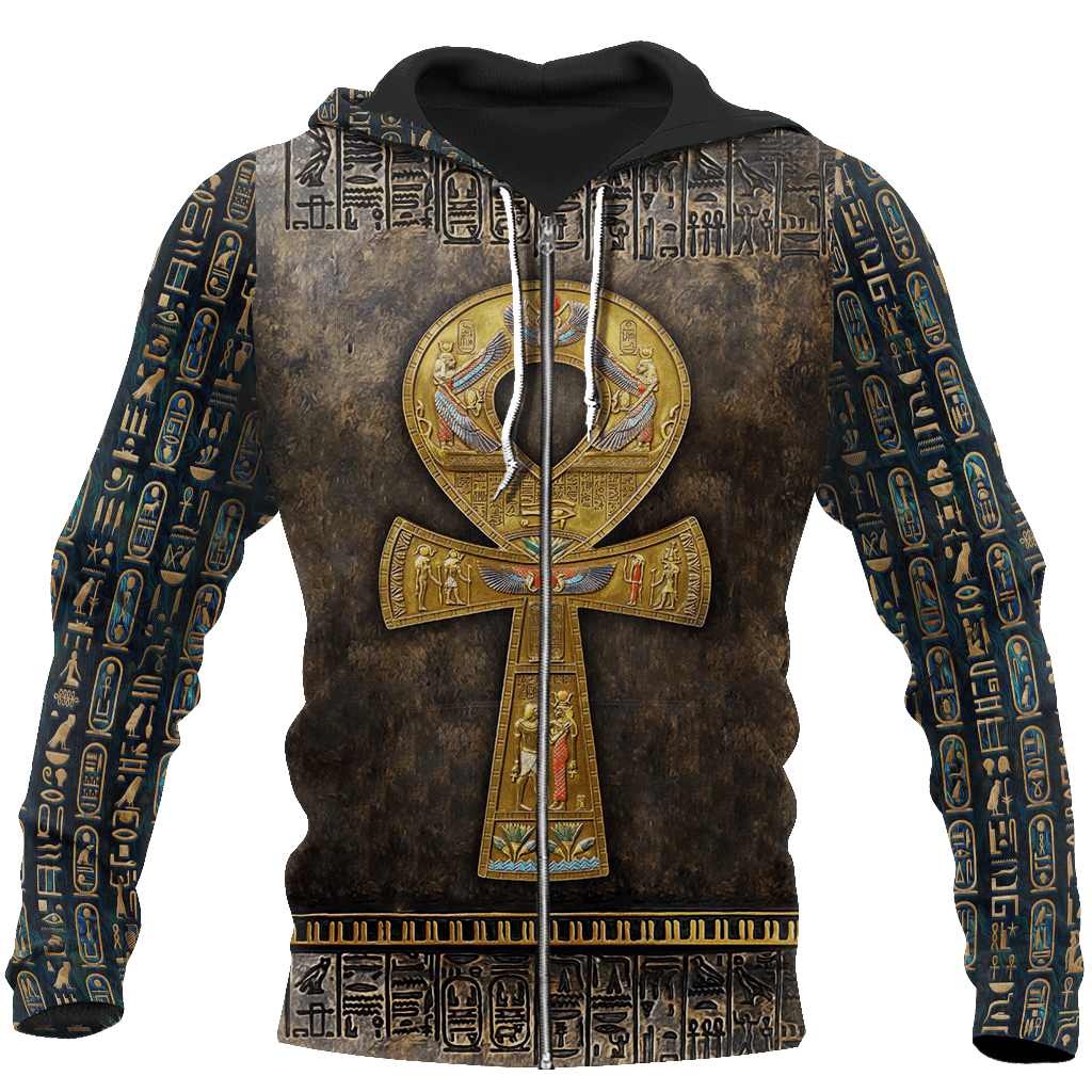Collection Ancient Egypt Ankh Art – 3D Hoodie