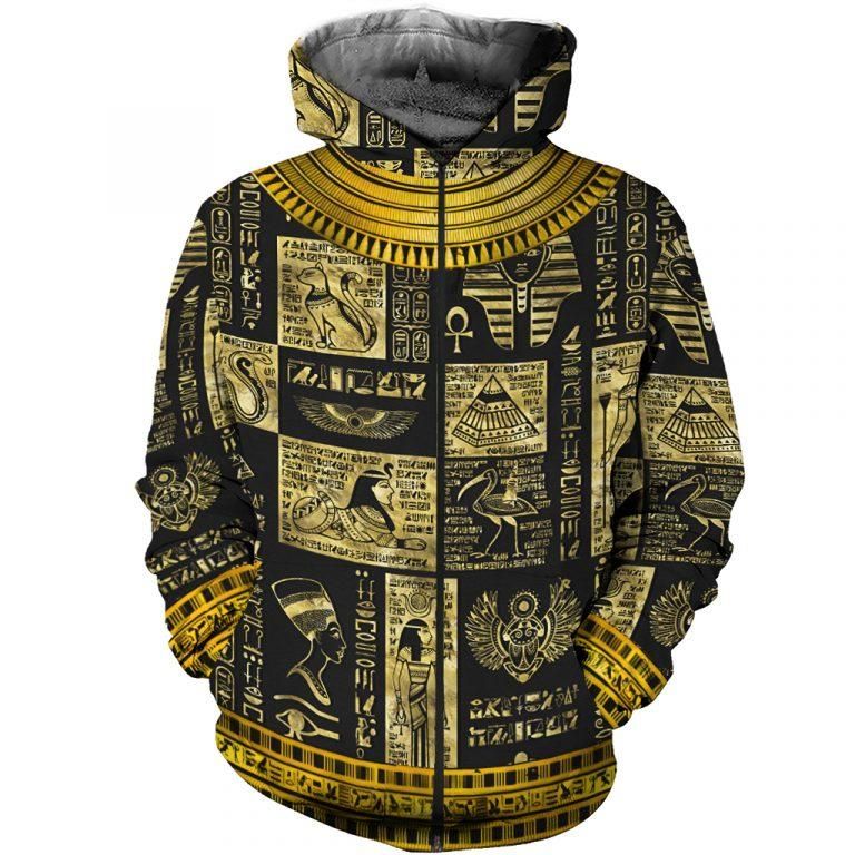 Collection Egyptian Gods And Symbols Art – 3D Hoodie
