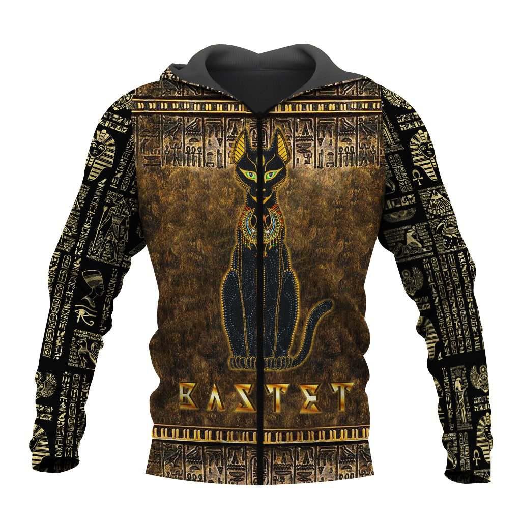 Collection Egyptian Bastet Goddess Art – 3D Hoodie