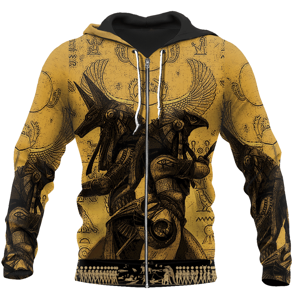 Collection Ancient Egypt Anubis Art – 3D Hoodie