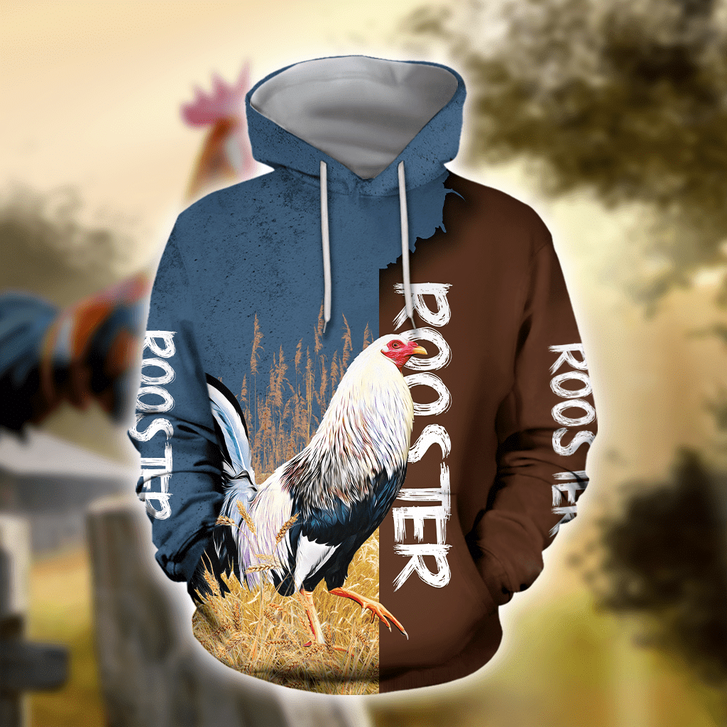 Premium Rooster Art 8 – 3D Hoodie