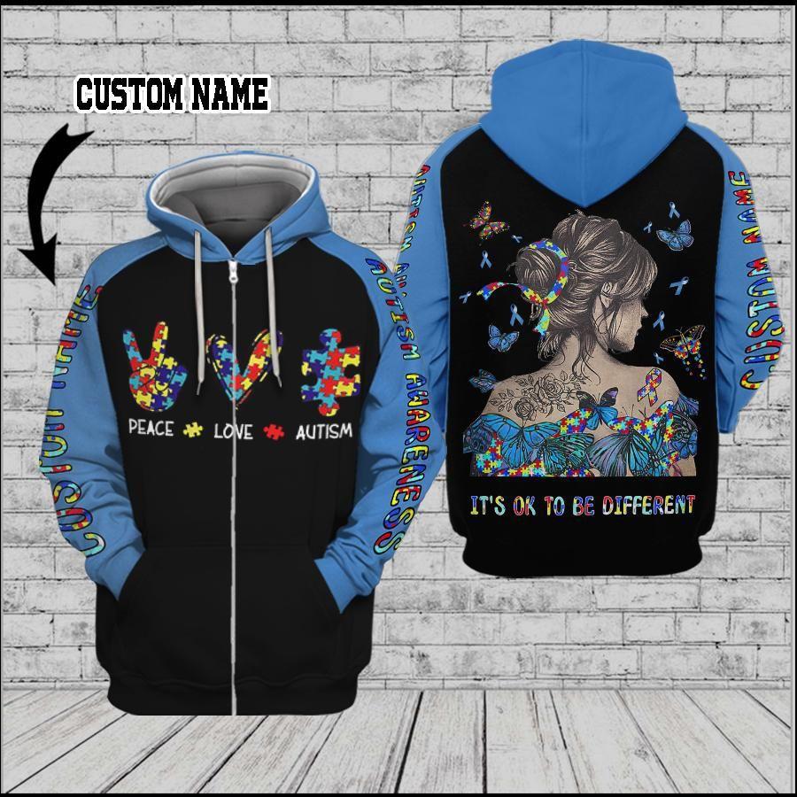 Collection Autism Awareness Design – 3D Hoodie