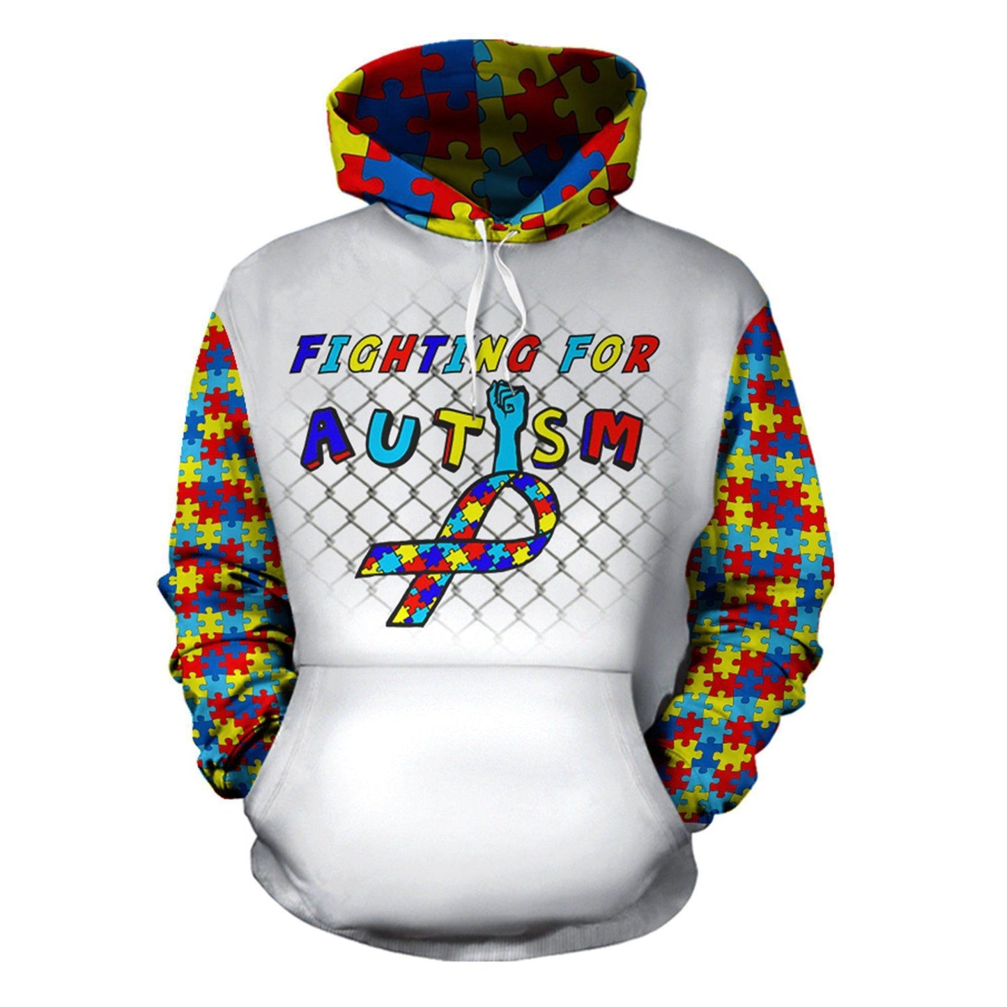 Collection Fighting For Autism Quote – 3D Hoodie