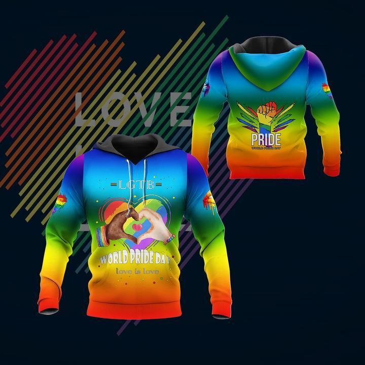 Collection Custom Pride Rainbow Design – 3D Hoodie