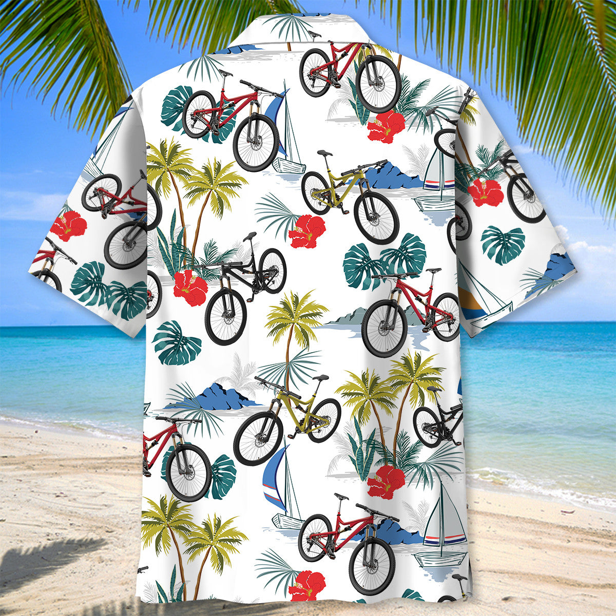 Tropical Mountain Bike Adventure Style – Hawaiian Shirt