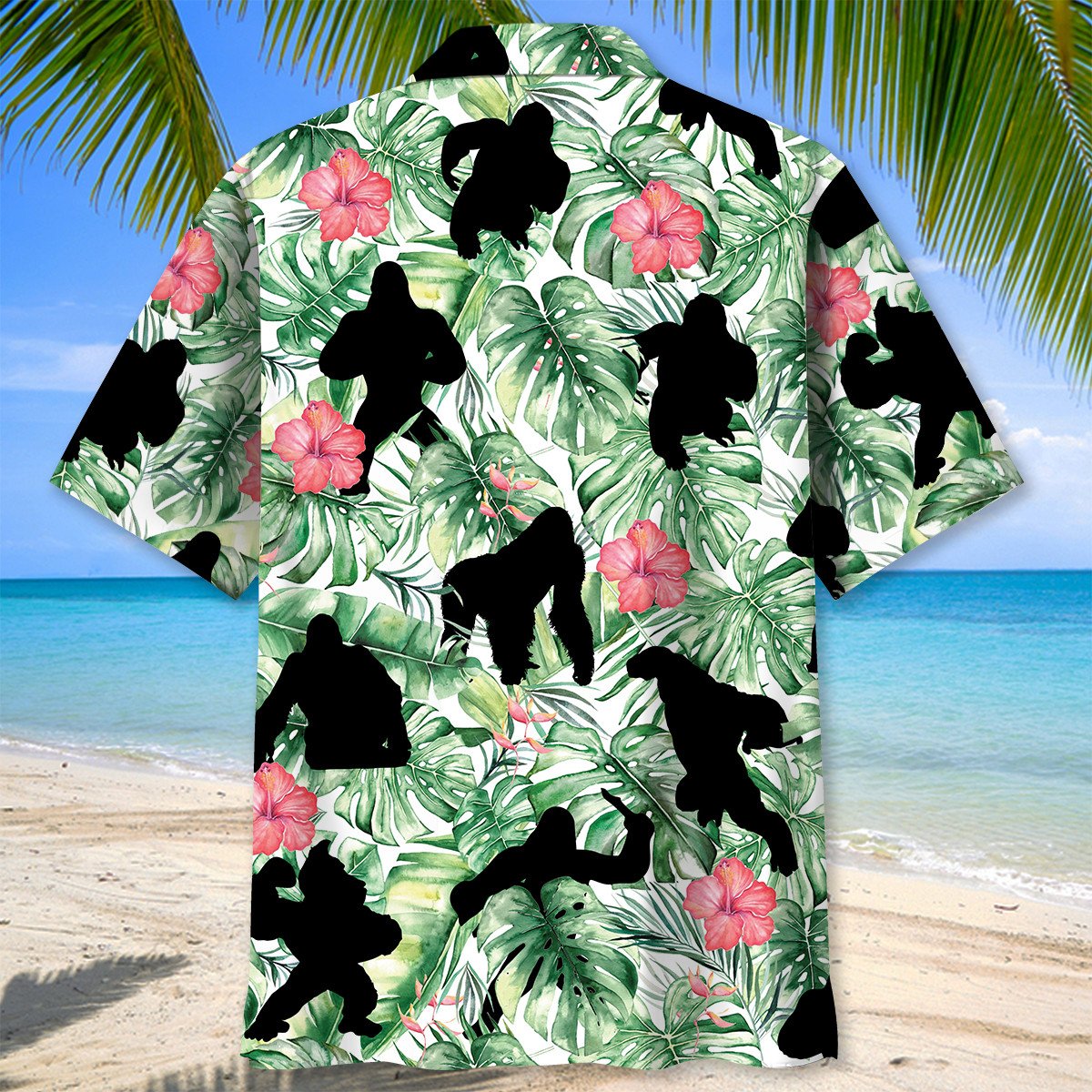 Gorillas Jungle Tropical Style – Hawaiian Shirt