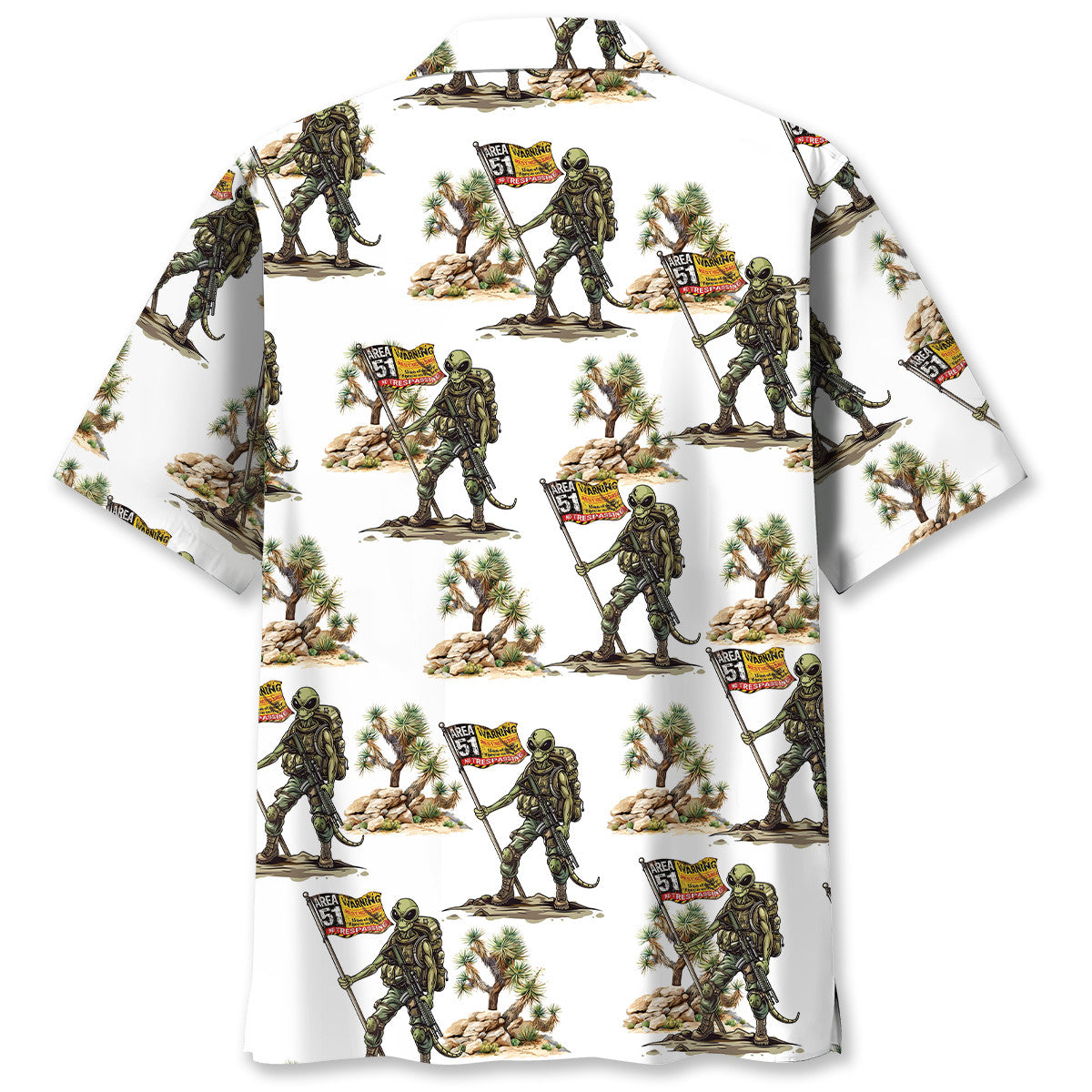 Area 51 Alien Desert Style – Hawaiian Shirt
