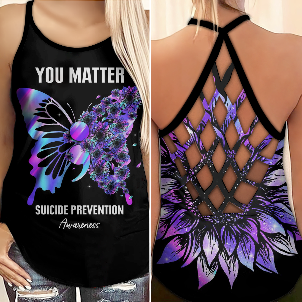 Suicide Awareness You Matter – Hollow Tank Top