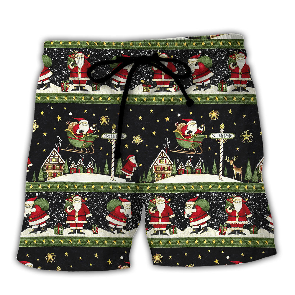 Santa Big Holiday Night – Beach Short