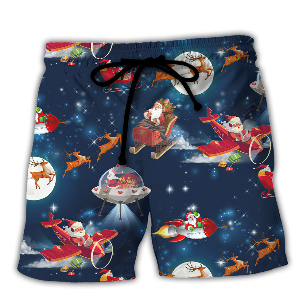Astronaut Santa Space Holiday – Beach Short