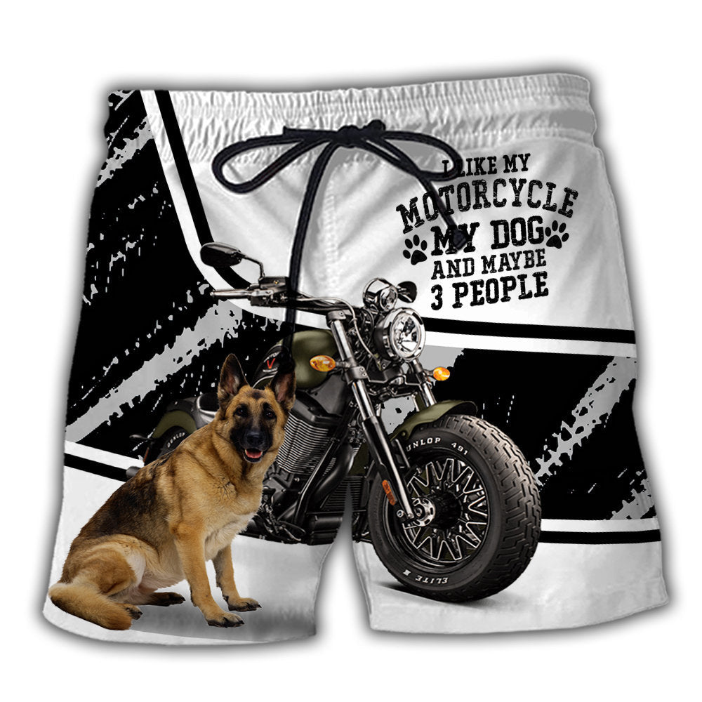 German Shepherd Cool Dog Design Various Style - Beach Short