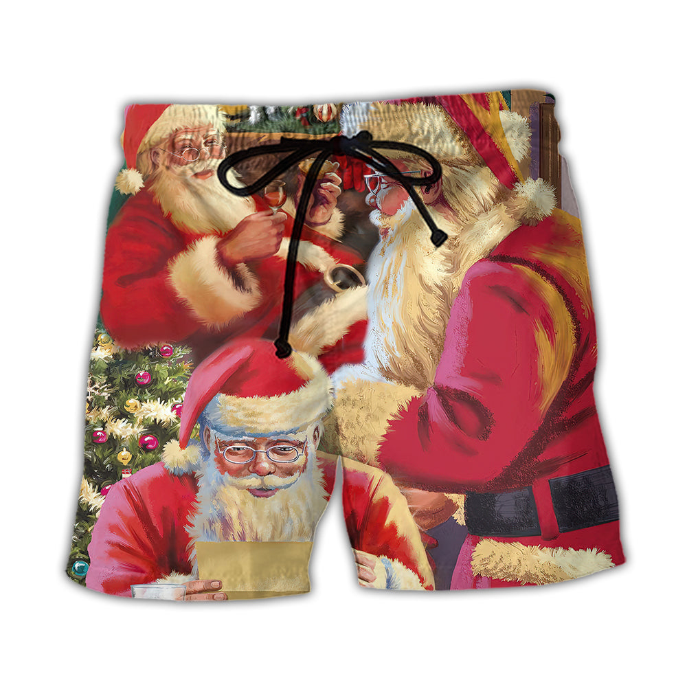 Santa Holiday Story Style – Beach Short