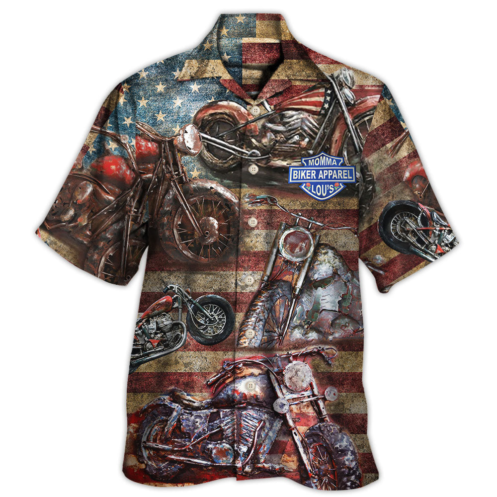 Motorcycle Freedom Road Trip Patriotic – Hawaiian Shirt