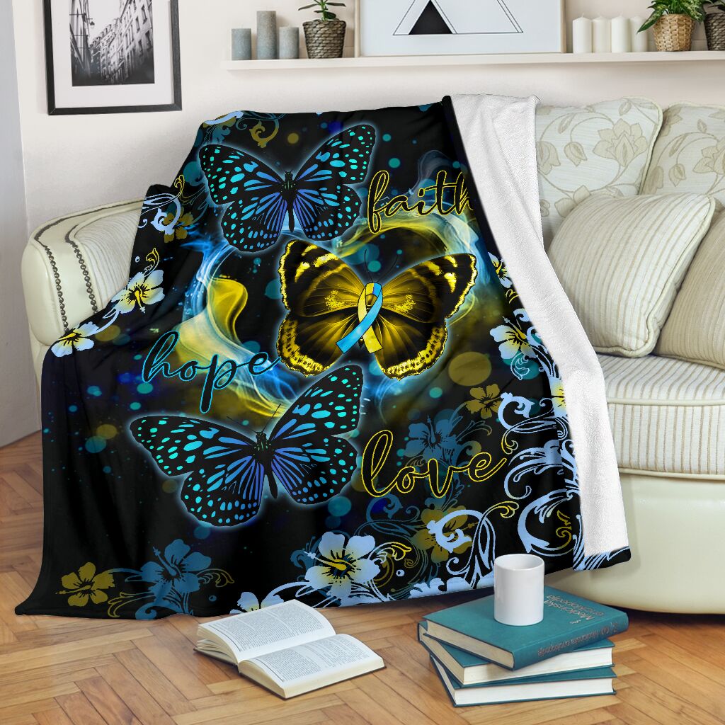 Down Syndrome Awareness Flannel Blanket For Warm Home Decor And Relaxation